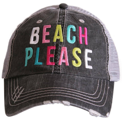 Beach Please Trucker Hat - Hope Boutique Shop