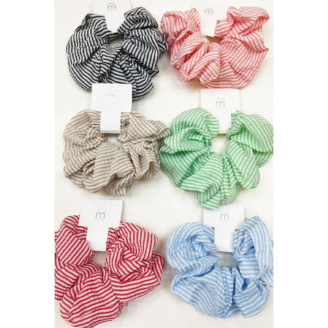 Stripe Pattern Scrunchie